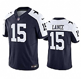 Men & Women & Youth Dallas Cowboys #15 Trey Lance Navy 2023 F.U.S.E. Thanksgiving Limited Stitched Jersey,baseball caps,new era cap wholesale,wholesale hats